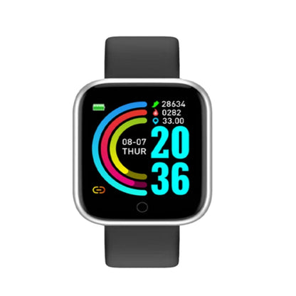 Sports Smartwatch Women Bracelet Men Smart Watch connected Music Control Player Fitness Step Sleep Monitor Y68 D20 Alarm Clock