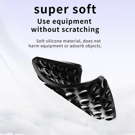 Double Sided Silicone Suction Cup Mobile Phone Fixing Suction Cup Car Mounted Bracket Phone Case Universal Anti Slip Suction Pad